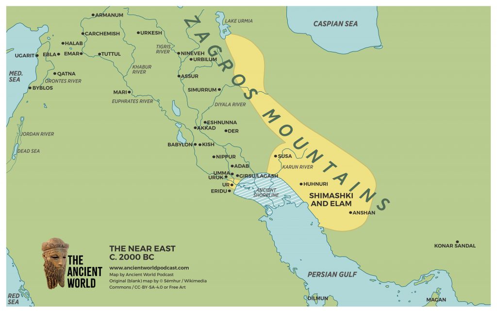 The_Ancient_World_Near_East_c2000_BC_Map_v2 | THE ANCIENT WORLD