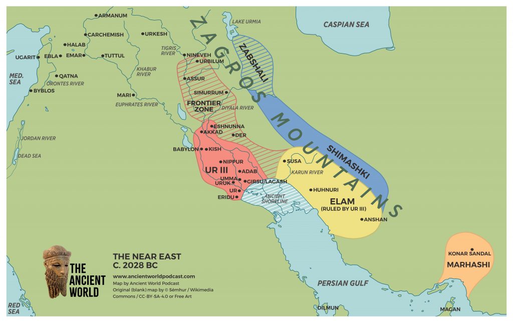 The_Ancient_World_Near_East_c2028_BC_Map_v3 | THE ANCIENT WORLD